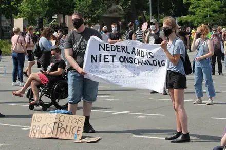 Organisatie en gemeente tevreden over Black Lives Matter-demonstratie [Video] — foto 1 van 12