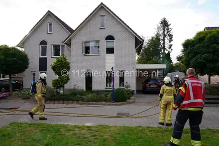 Brandweer Emmer-Compascuum neemt op een ludieke manier afscheid van collega — foto 3 van 12