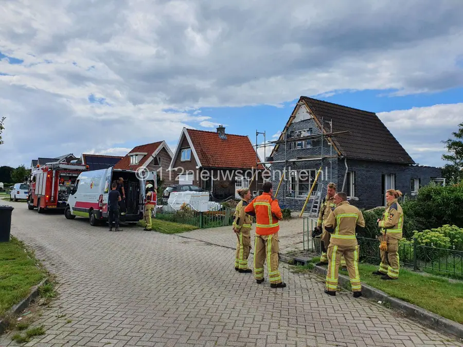 Brandweer rukt uit voor gaslekkage in Zwartemeer