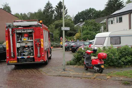 Fors gaslek in Emmen Aan de Laan Van Het Kwekebos — foto 2 van 6