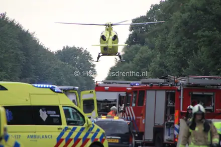 Zwaar ongeval op N381 bij Zweeloo — foto 2 van 12
