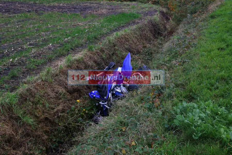Jonge vrouw raakt gewond bij ongeval met Quad in Gasselte