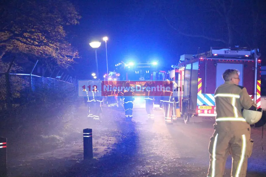 Brandweer rukt uit voor brand in school in Coevorden