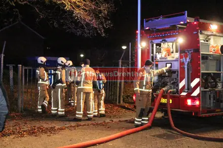 Brandweer rukt uit voor brand in school in Coevorden — foto 7 van 7