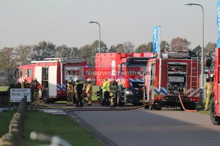 Brand in slijperij van metaalbedrijf in Coevorden — foto 4 van 8