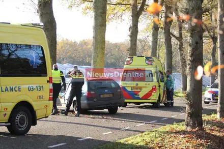 Auto botst tegen boom in ’t Haantje, bestuurder gewond — foto 2 van 3
