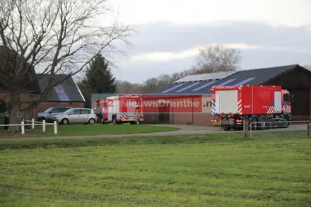 Schoorsteenbrand in Schoonebeek — foto 1 van 3