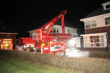 Schoorsteenbrand in Emmen — foto 4 van 8