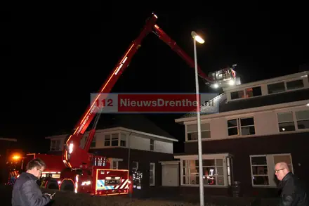 Schoorsteenbrand in Emmen — foto 7 van 8