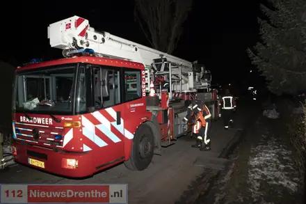 Schoorsteenbrandje aan de Annerstreek in Annen — foto 7 van 9