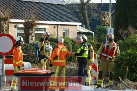 Meerdere huizen ontruimd in Borger vanwege gaslek — foto 1 van 4
