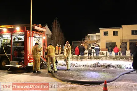 Brand in voormalige sportschool Klazienaveen — foto 1 van 8