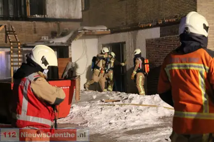Brand in voormalige sportschool Klazienaveen — foto 6 van 8