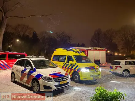 Brand op zolder in woning in Emmen — foto 3 van 4