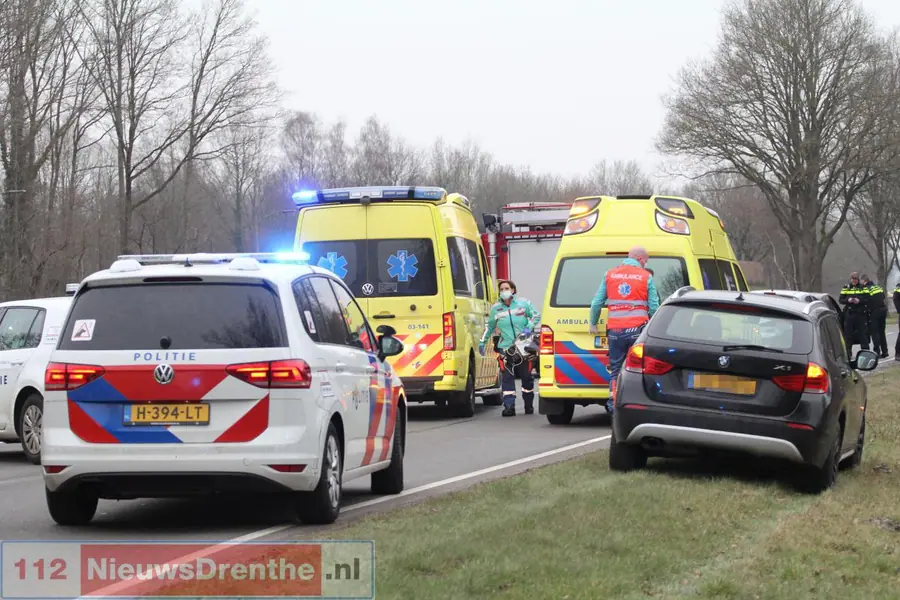 Ongeluk met meerdere voertuigen op Rondweg in Emmen
