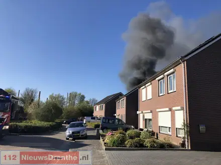 Schuurtje verwoest door brand in Coevorden — foto 2 van 4