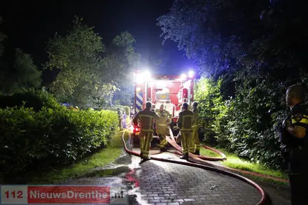 Brand in woning in Gees — foto 3 van 6