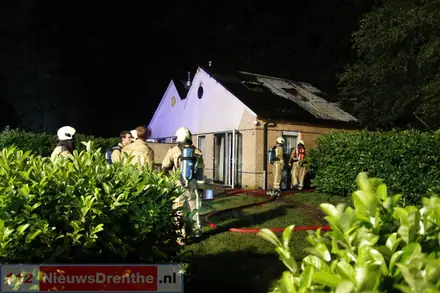 Brand in woning in Gees — foto 4 van 6