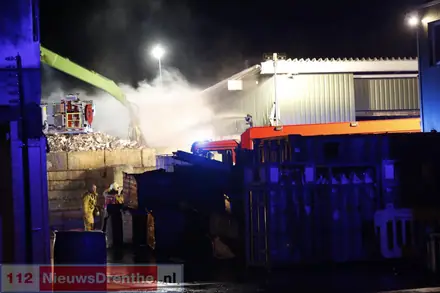 Brand bij metaalhandel Company Holland in Emmen — foto 3 van 5