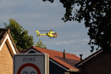 Ernstig ongeval met shovel in Schoonebeek — foto 3 van 3