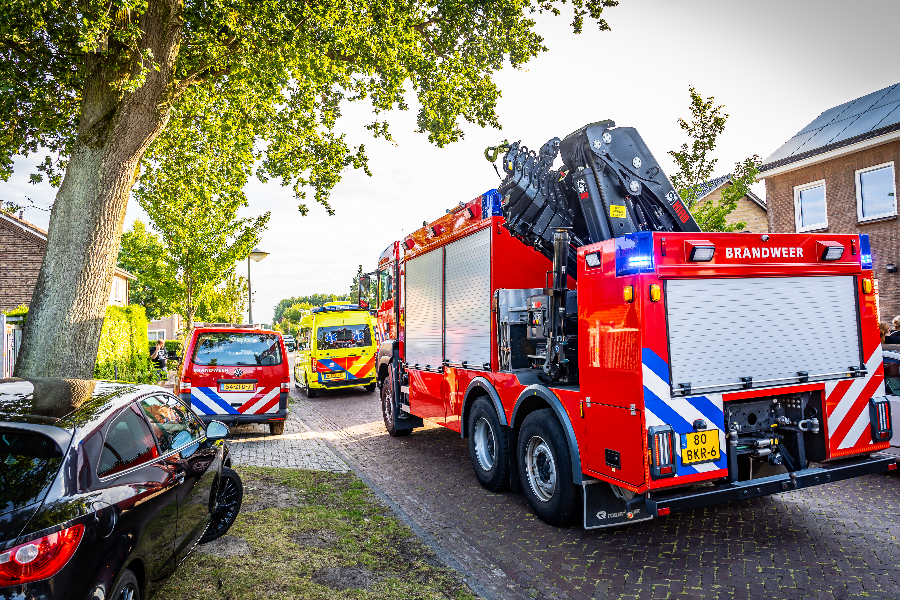 Ernstig ongeval met shovel in Schoonebeek